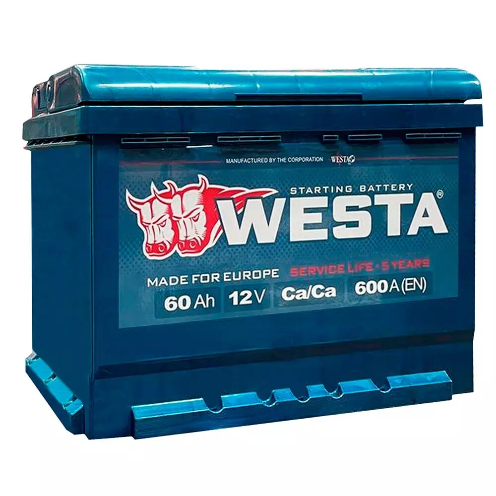 Акумулятор 6СТ-60А(0) WESTA